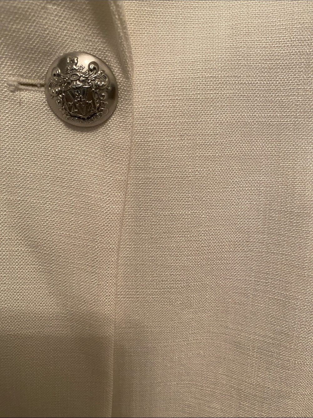 Veronica Beard Battista Dickey Jacket Off-White  Striped Cuff Detail size 6 - Picture 4 of 5
